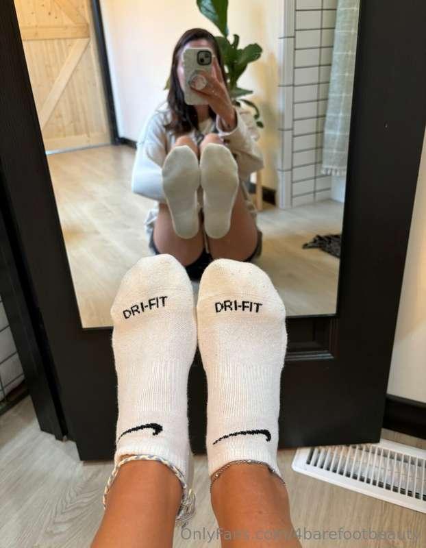 cutest feet in and out of socks🤍