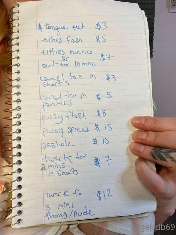 LIVE MENU! MORE ITEMS THAT I HAVENT ADDED YET ARE AVAILABLE