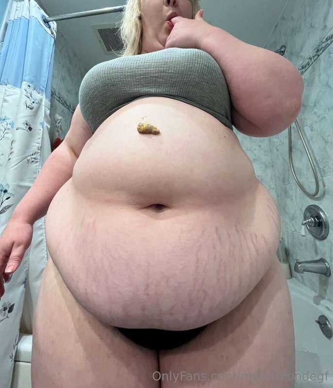 That’s it fat girl. Eat. Consume. Everything in sight, every..