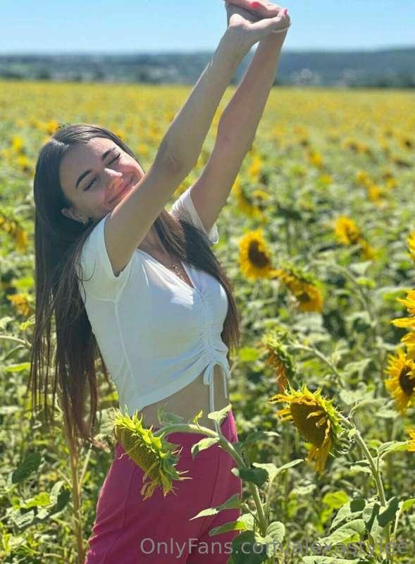 The sun and sunflowers. 🌻☀️ I just enjoy this beauty 🥰