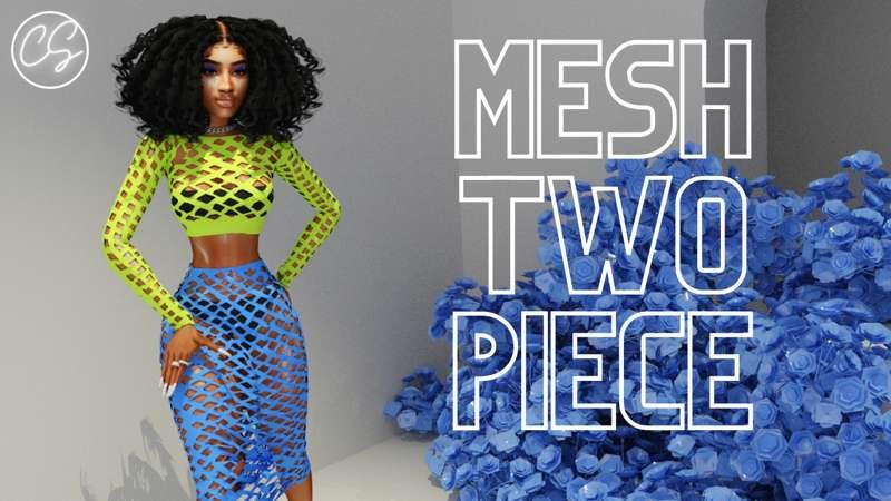 Mesh Two Piece