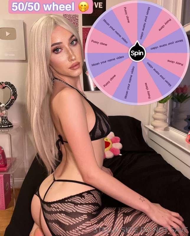 50% chance to win my 5 star ⭐️ reviewed pussy clone or a nau..