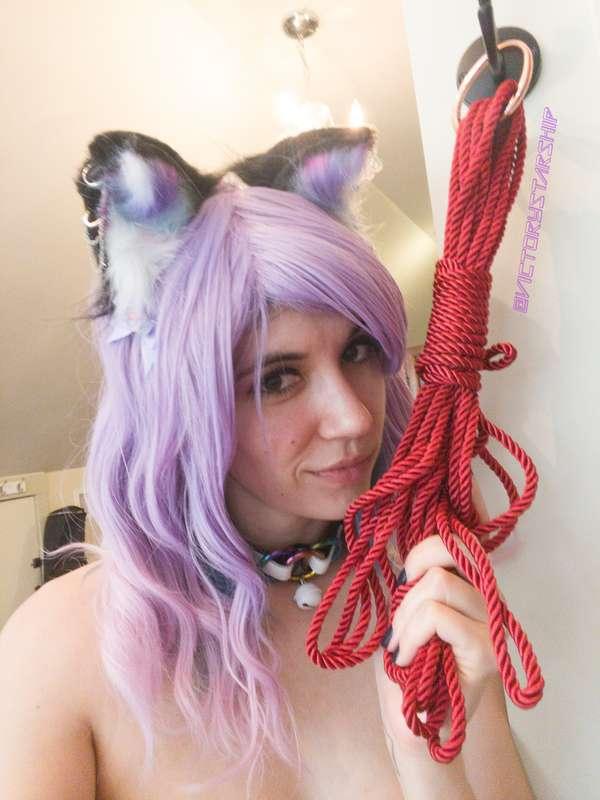 I want to be your kitten! Let's play 😍 This is just a teaser..