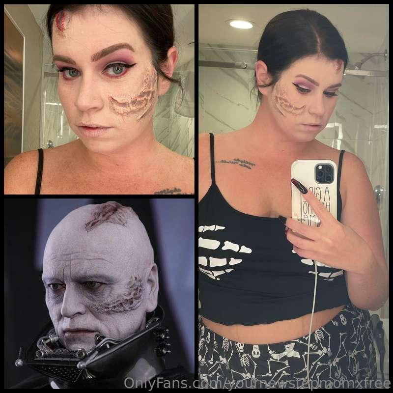 Check out my maskless vader makeup!