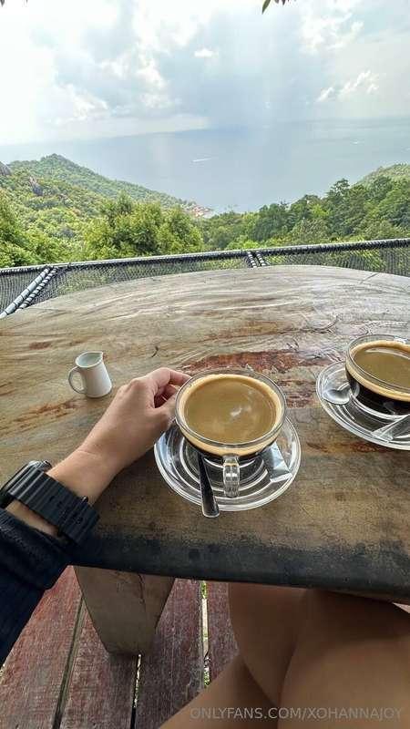☕ My day doesn't start with coffee, but with me staring blan..