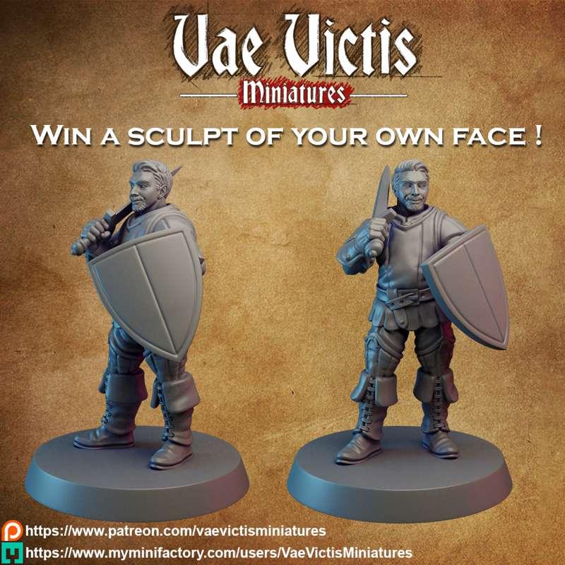 Reminder! Painting contest : Win a sculpt of your own face!