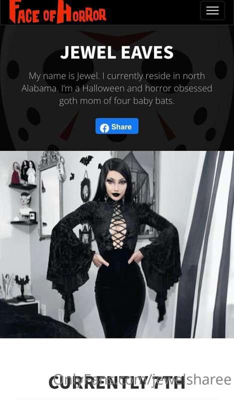 So I entered the Face of horror competition and I could real..