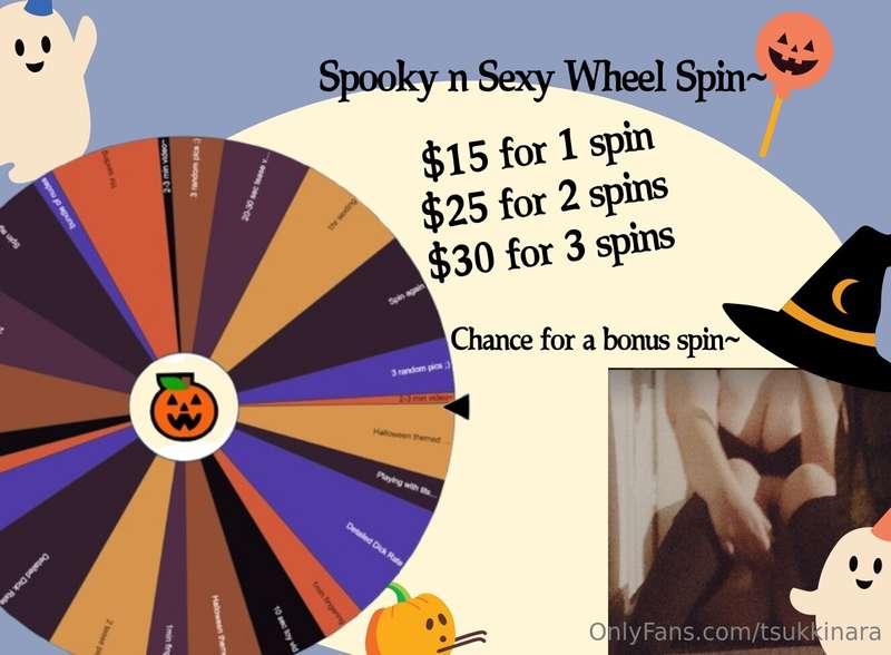 ˚ʚ♡ɞ˚Keep the Wheel Spinning˚ʚ♡ɞ˚Play a spooky game with me ..