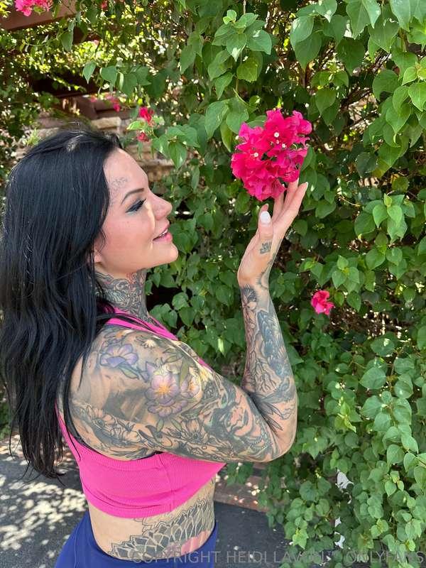 you gotta stop and smell the flowers! but who are we kidding..
