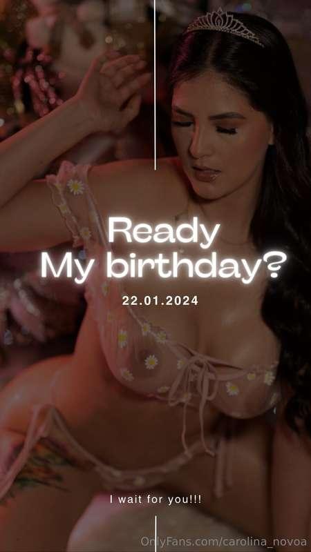 Guys, don't forget Monday 22/01/2024 is my birthday show, I'..