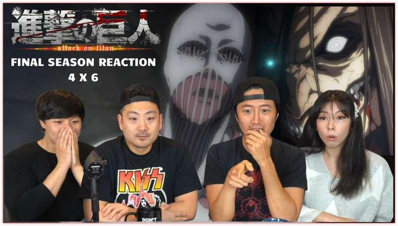 ATTACK ON TITAN SEASON 4 EPISODE 6 REACTION!