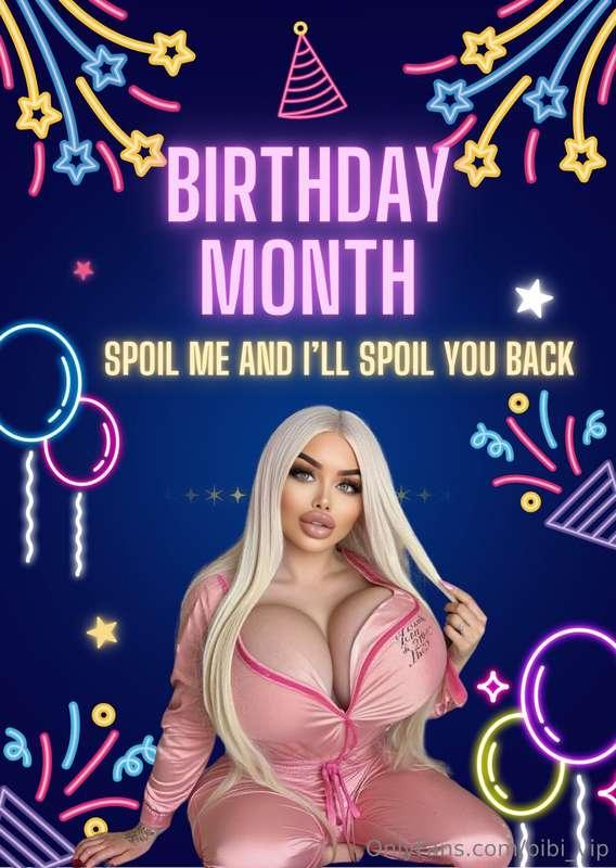 ❤️ My Birthday Month !!! ❤️I want you to be part of itI’m le..