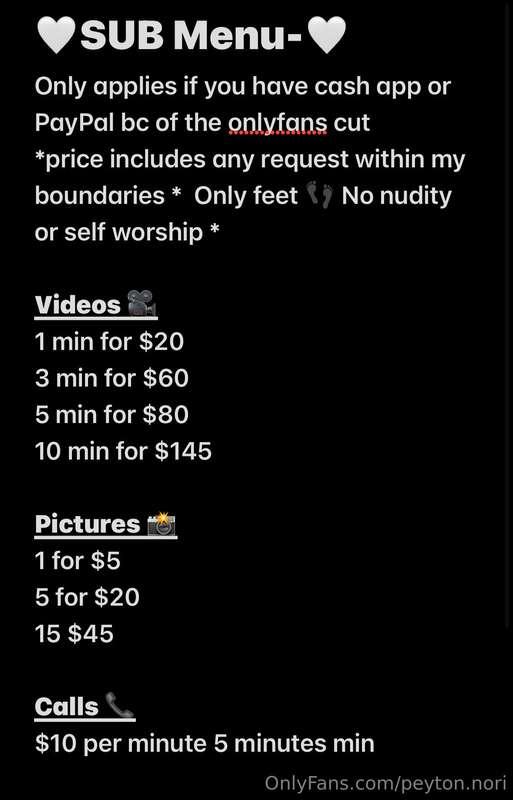 Here is the discounted sub price list! Thank you all for the..