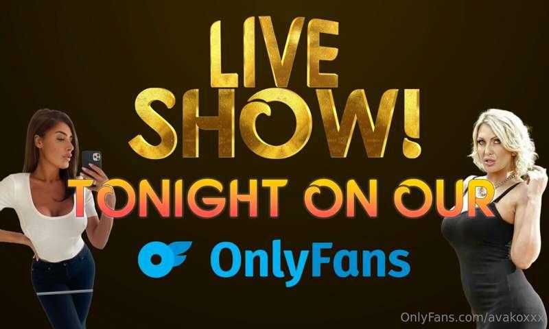 Live show tonight! With @leighdarby 💥