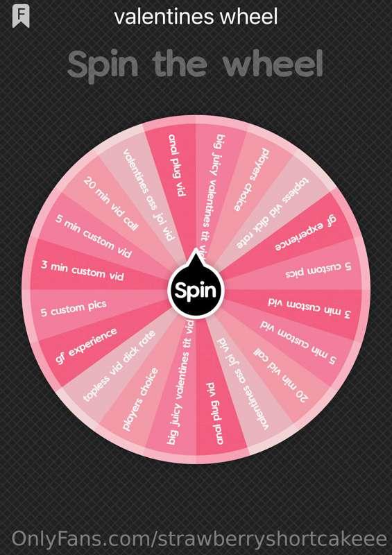 NEW wheel for february !! i love doing these for u guys 🥰 i ..