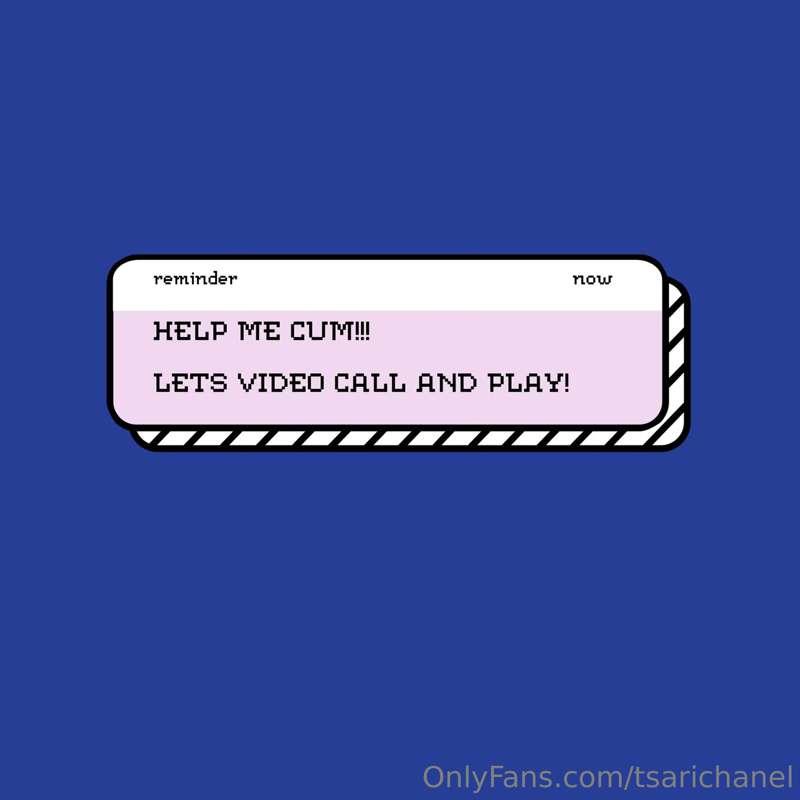 THIS IS YOUR REMINDER TO VIDEO CHAT WITH ME AND HELP ME CUM ..