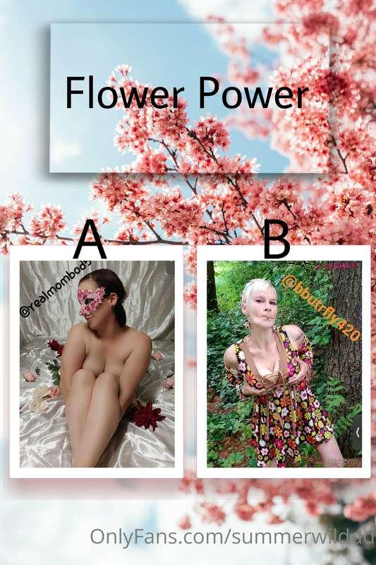 🏆 FLOWER POWER 🏆 Quarter-Finals  A: @realmombod5 B: @bbutrfl..