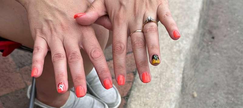 Last set of spooky nails for Halloween Month🎃 👻
