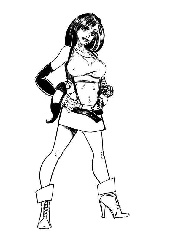 Tifa quick sketch