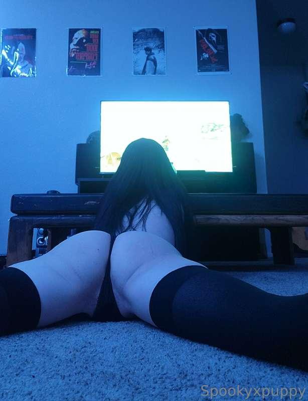 My typical night, playing video games in the nude especially..