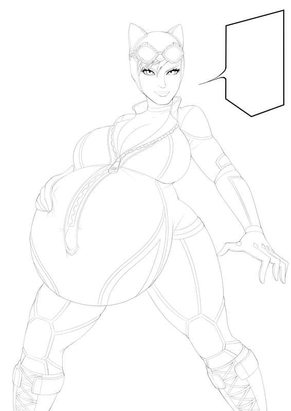 Catwoman - Work Steps