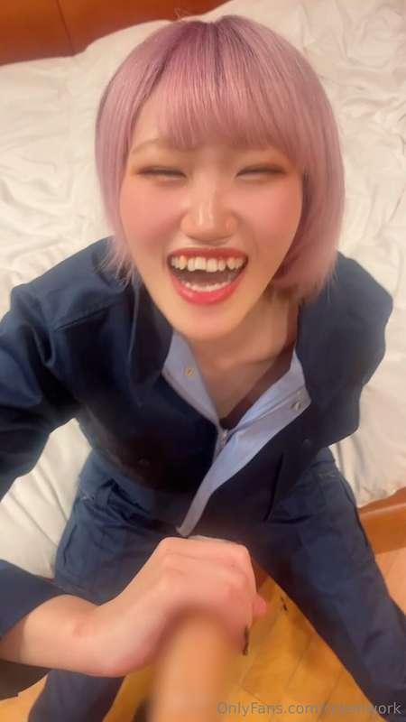 女大工ナオミちゃんの手コキ🔨💙 Japanese Carpenter Girl Naomi's hand job🔨💙 일..