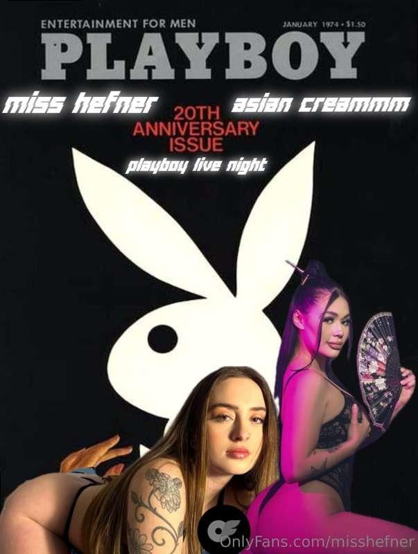 Playboy Live Night 🐰🍨💦 With @asiancreamm  Watch Us Get Super..