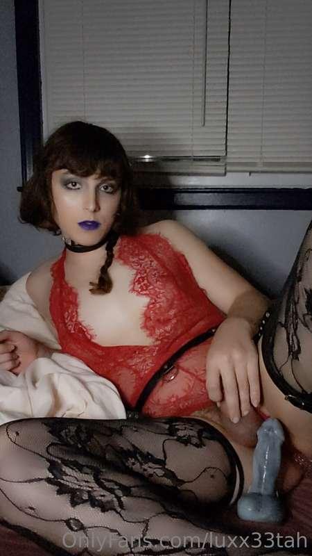 Stills taken from latest video, masturbating + dildo
