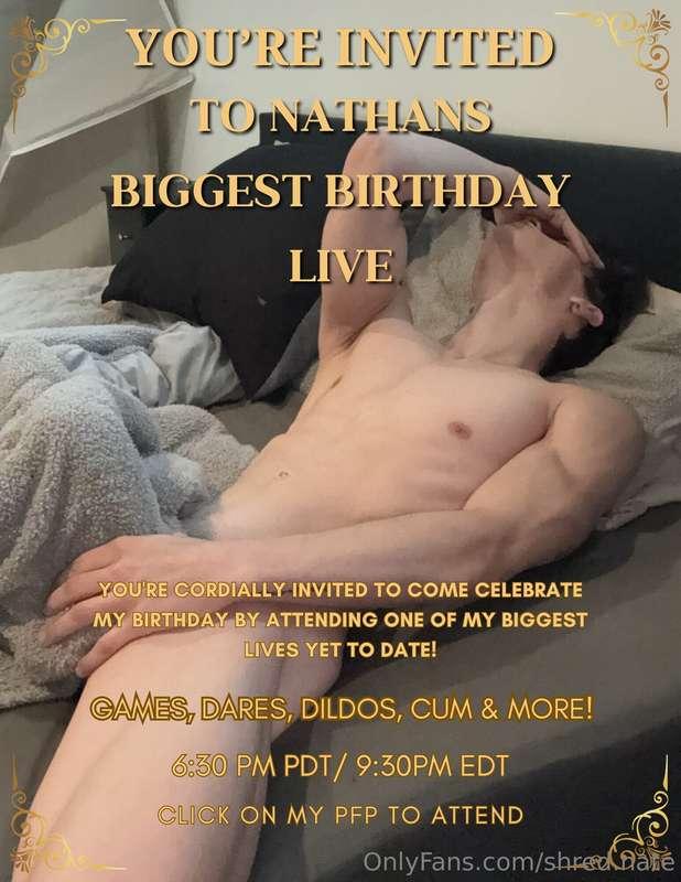 CUM JOIN & CELEBRATE ME TONIGHT 😈💦