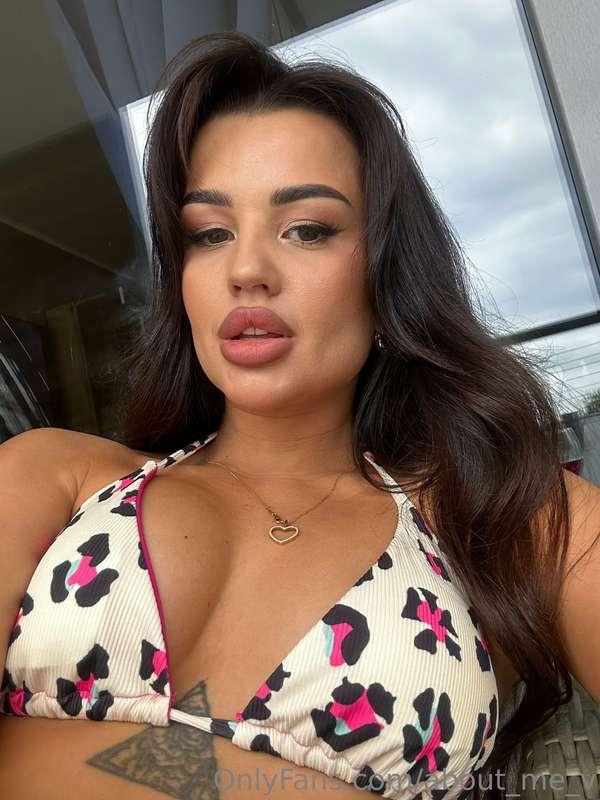 I want to put your cock between my tits and drive it from to..