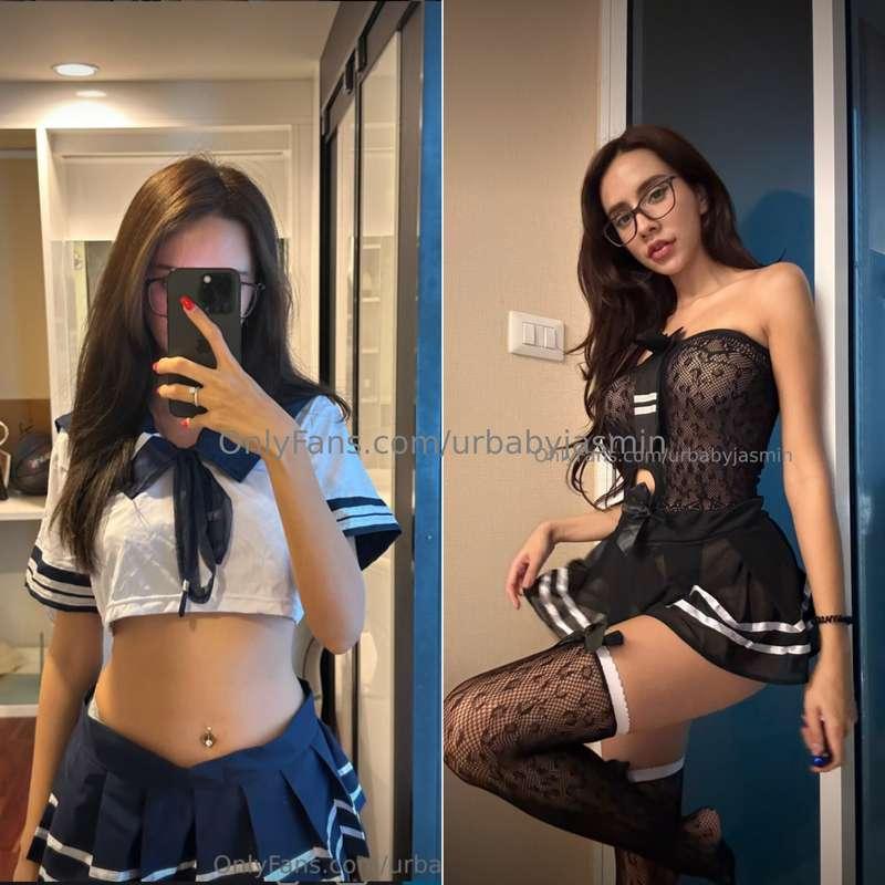 Which student outfit do you like the most? 🤭 dm me today for..