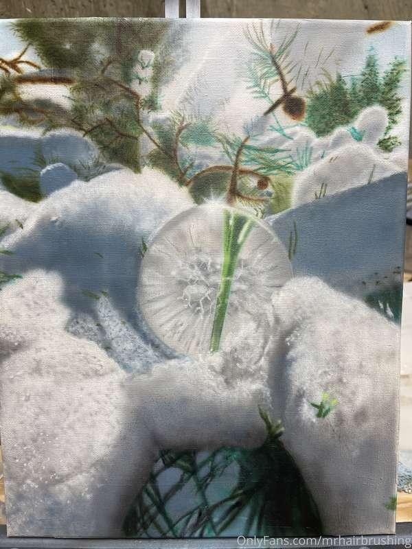 The latest freehand airbrush recreation from a photo I took ..