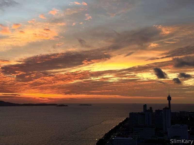 The sunset in Thailand is simply out of this world! 😍 Such c..