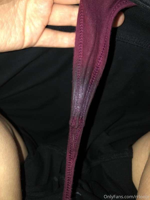 I always soak my thongs 💦
