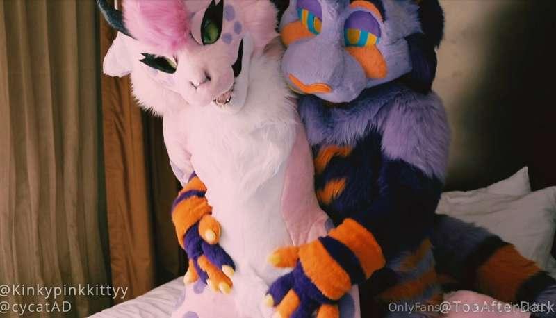 Holy huff... 🥵 This kitty knows how to properly tame a drago..