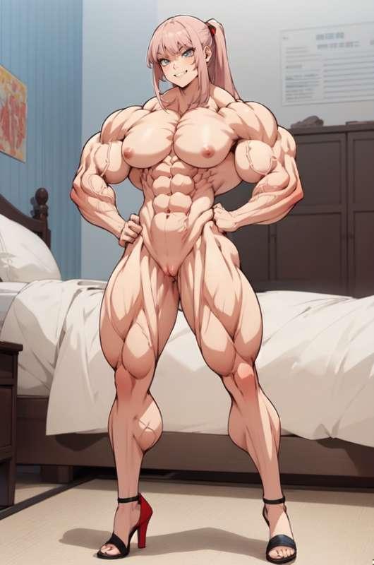 Muscular Teen girl NSFW