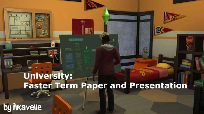 Faster Term Paper & Presentation (University)