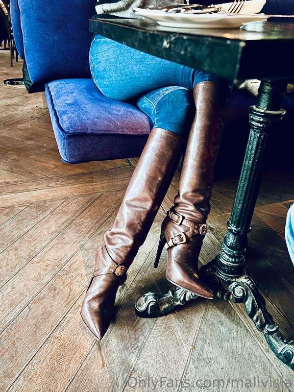 Follow me to a café and be close to my 120 mm Emilio Pucci b..