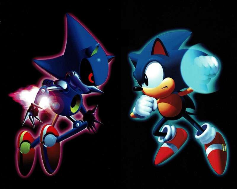 Gaming Historica/Retro Art Gallery | Rare Concept Art | Sonic CD | Mega CD| Sega (1993)