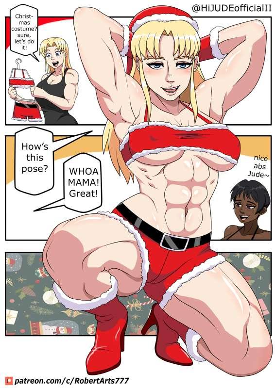 Jude in santa costume