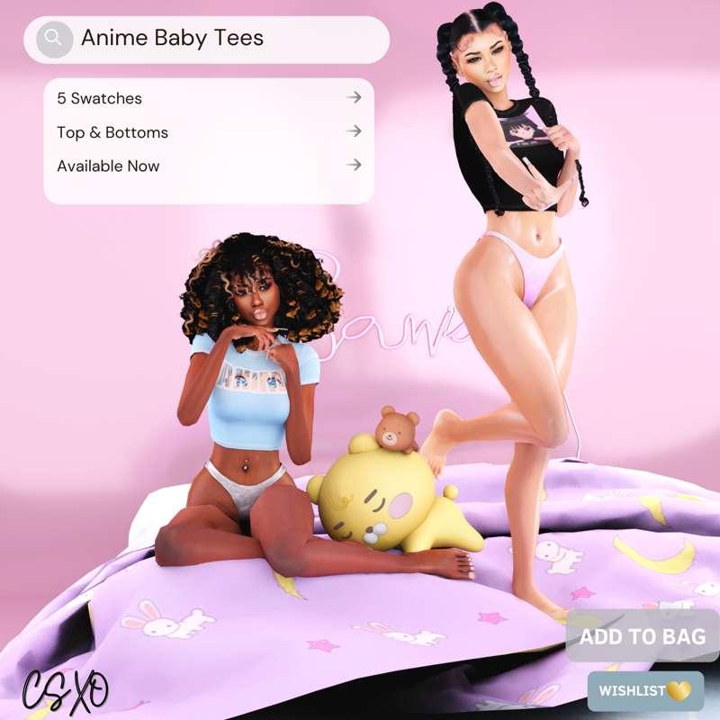 Anime Baby Tees & Bottoms
