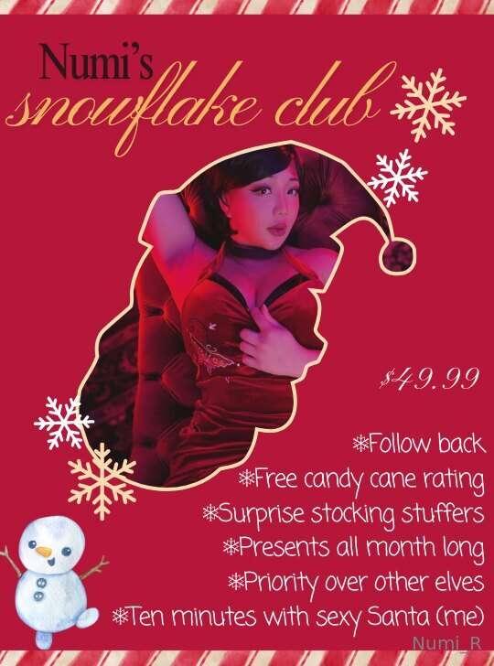 ❄NUMI'S SNOWFLAKE CLUB❄Join to be spoiled with: ❅Follow back..