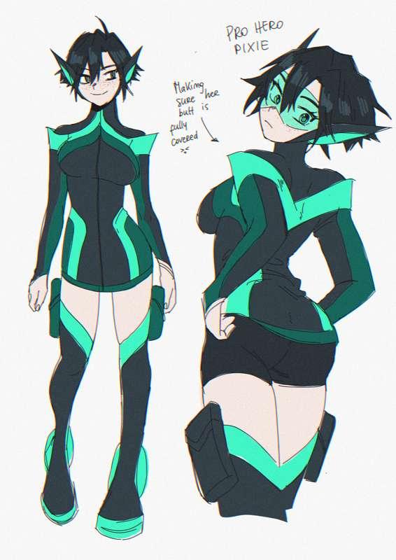 Pro hero pixie suit ❤️