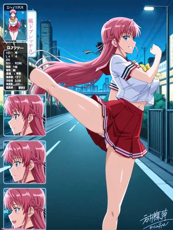 [Fixed Series] Akina Orifushi of Kanojo x Kanojo x Kanojo Sexy Poses [Gen 2.5]