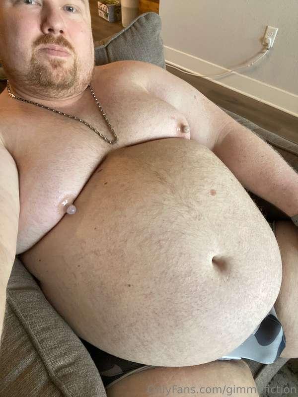 Freaking heavy belly.