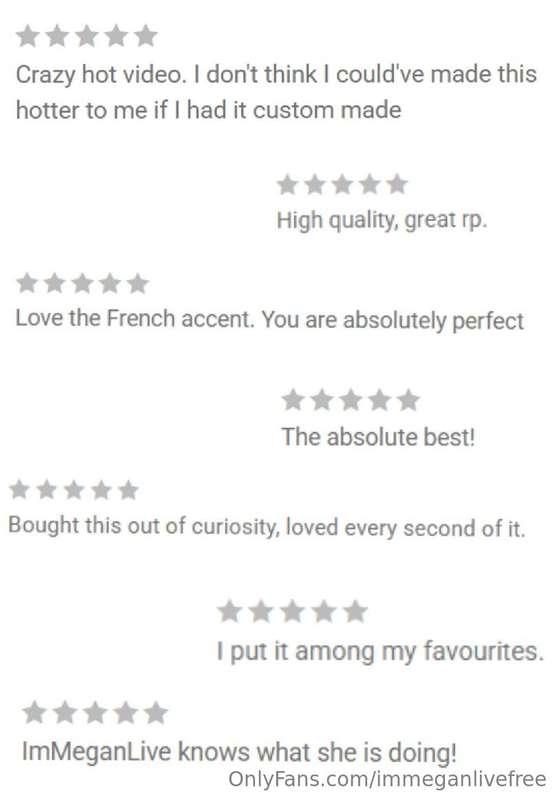 Some of your reviews after watching the exclusive videos ava..