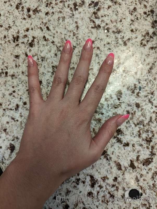 Got my nails done! Who wants to pay for em? 😉