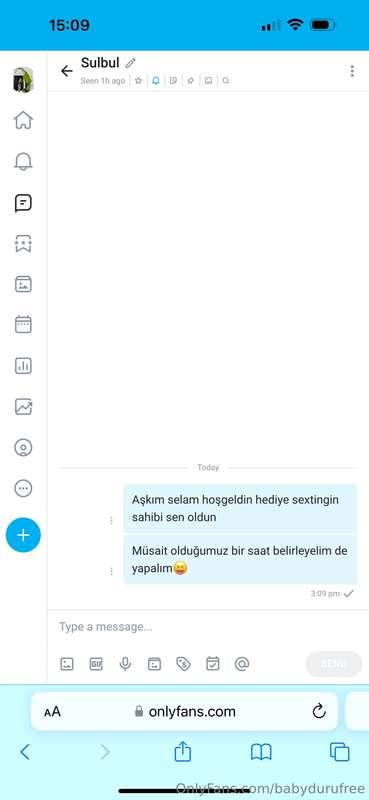 Hediye sexting yapıcam üyemi seçtim ara ara böyle sürprizler..