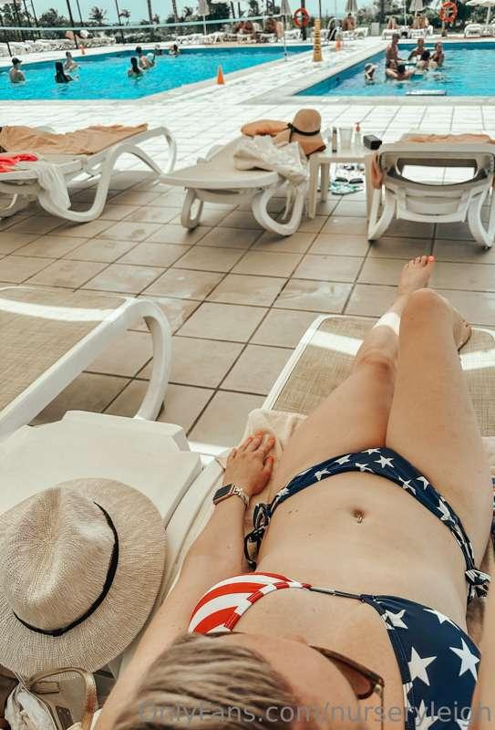 If you aren't in a bikini you are overdressed 😜