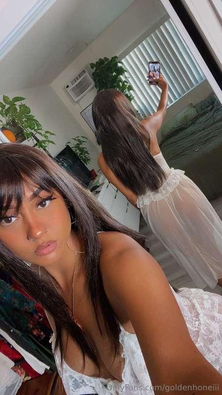 my dress is made of gf material